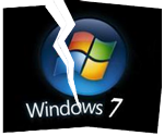 cracked windows seven logo